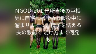 NGOD-201 出所直後の巨根男に自宅に居座られ服役中に溜まりまくった精子を怯える夫の眼前で 明け方まで何発も