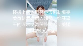 楼梯上后入风骚小母狗劲爆完美身材暴力后入翘臀，给骚逼干的淫水泛滥哭腔呻吟，美腿尤物极度淫骚