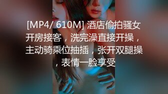 [MP4/ 610M] 酒店偷拍骚女开房接客，洗完澡直接开操，主动骑乘位抽插，张开双腿操，表情一脸享受