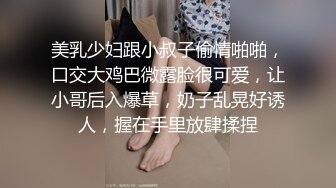 美乳少妇跟小叔子偷情啪啪，口交大鸡巴微露脸很可爱，让小哥后入爆草，奶子乱晃好诱人，握在手里放肆揉捏