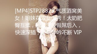 [MP4]STP28828 气质酒窝美女！姐妹花双女大秀！大奶肥臀互揉，翘起屁股假屌后入，快速深插，娇喘呻吟不断 VIP0600