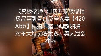 《究极核弹✅泄密》顶级绿帽极品巨乳网红反差人妻【420Abb】私拍，露出调教啪啪一对车大灯玩法太多，男人泄欲神器