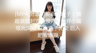 [MP4]外表甜美乖巧妹子！情趣装翘起双腿摸穴！张开小嘴吸吮深喉 白嫩奶子乳交 后入肥臀爆操