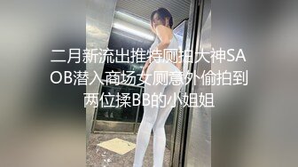 二月新流出推特厕拍大神SAOB潜入商场女厕意外偷拍到两位揉BB的小姐姐