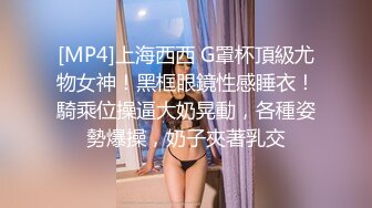 [MP4]上海西西 G罩杯頂級尤物女神！黑框眼鏡性感睡衣！騎乘位操逼大奶晃動，各種姿勢爆操，奶子夾著乳交